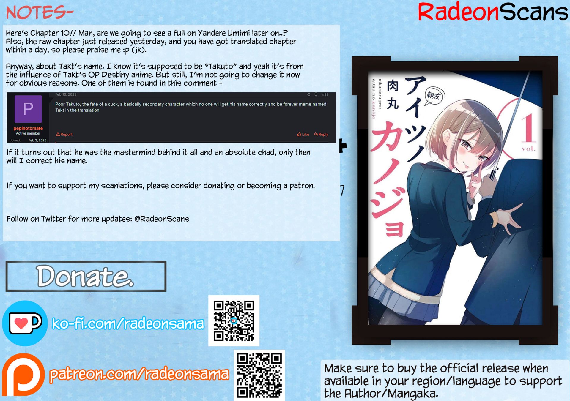 Aitsu No Kanojo chapter 10 page 19