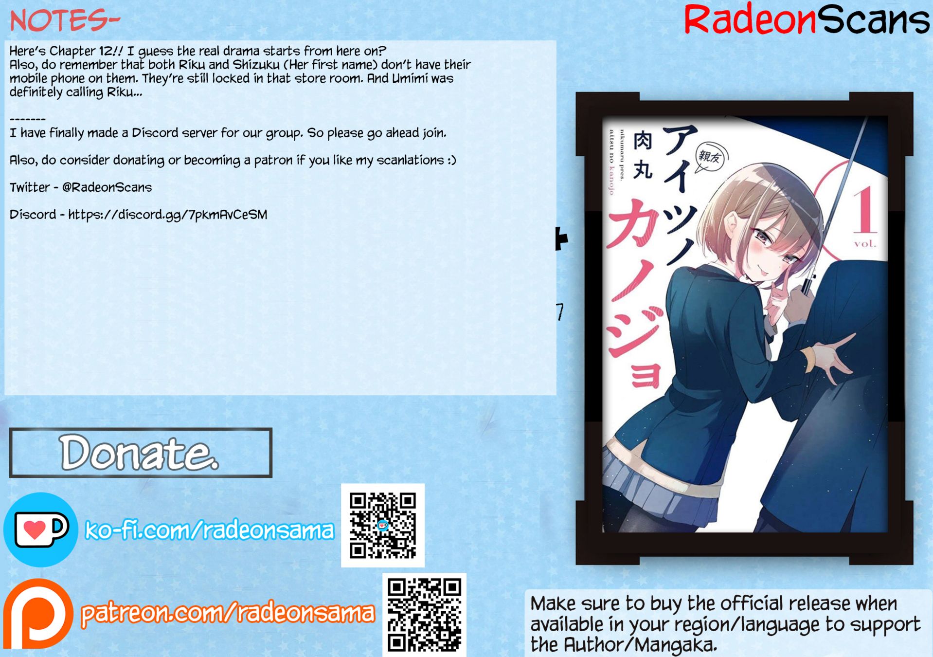 Aitsu No Kanojo chapter 12 page 19