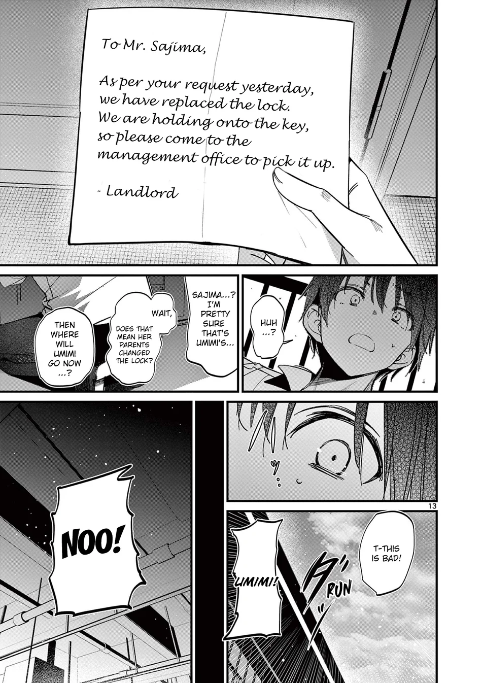 Aitsu No Kanojo chapter 58 page 13