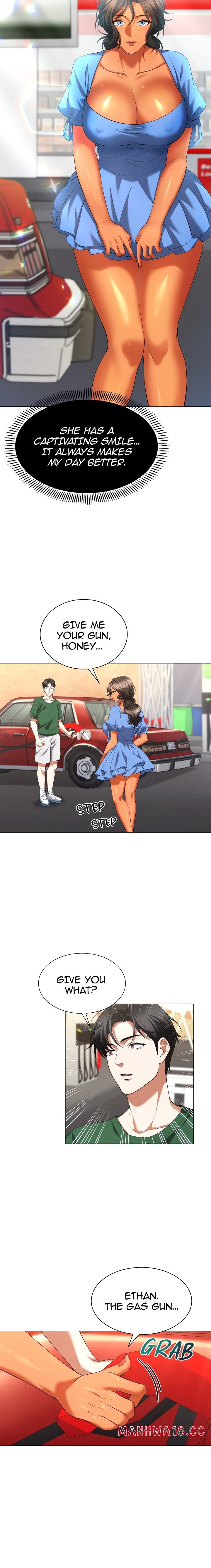 Backseat Trip With My Stepmother (Uncensored) chapter 1 page 9