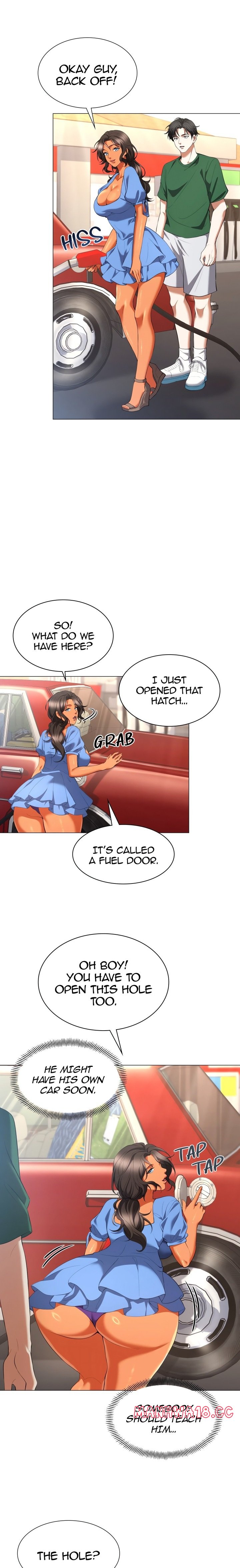 Backseat Trip With My Stepmother (Uncensored) chapter 1 page 10