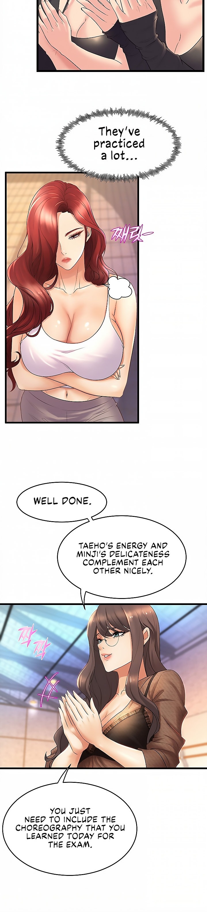 Dance Departments Female Sunbaes chapter 26 page 8