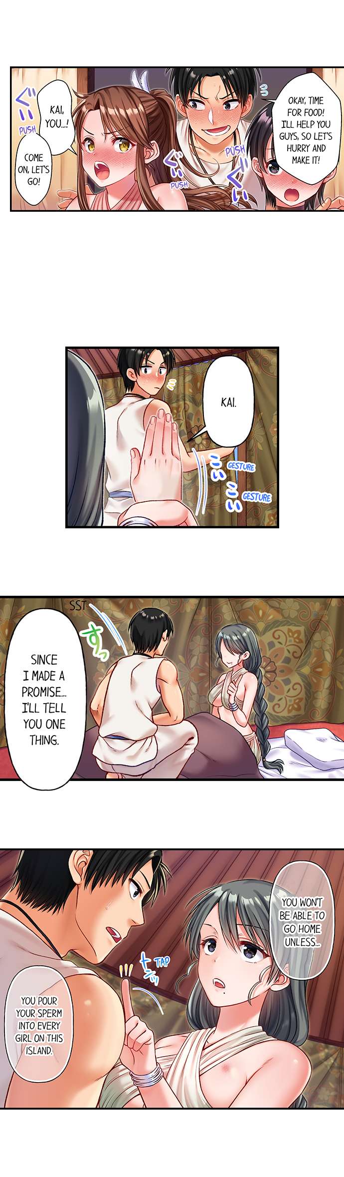 Girls Island Only I Can Fuck Them All chapter 13 page 9