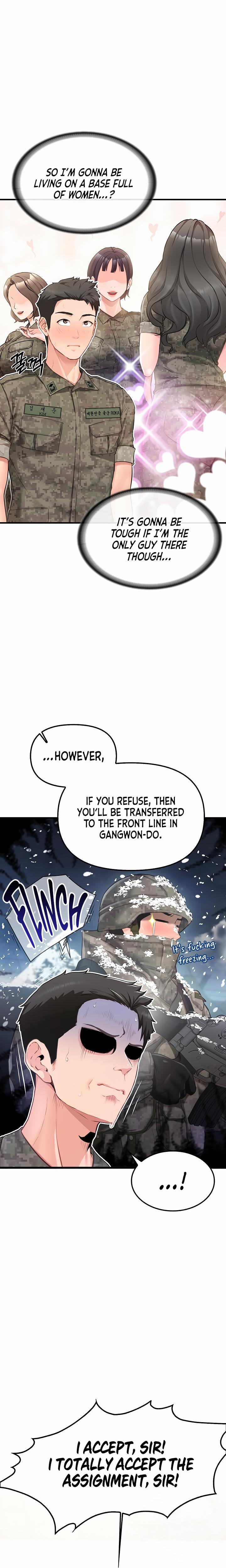 I'm The Only Man On The Military Base chapter 1 page 3