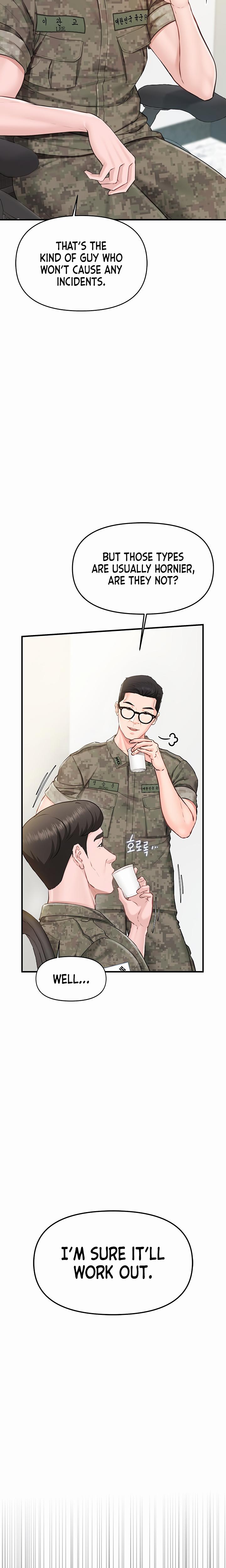 I'm The Only Man On The Military Base chapter 1 page 6
