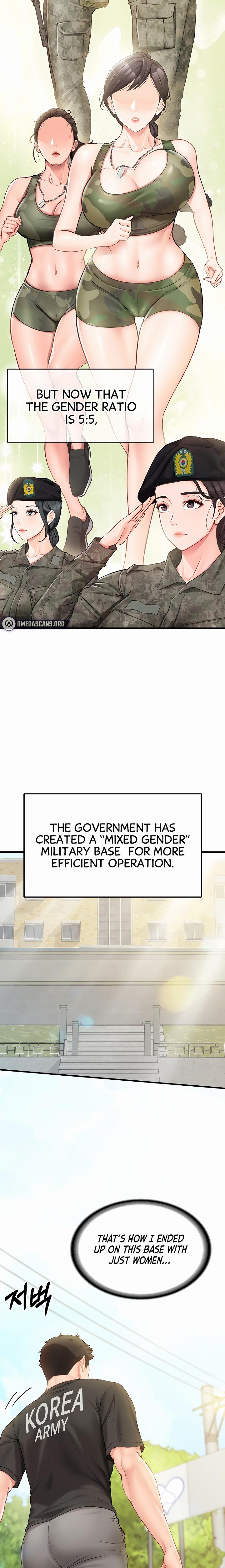 I'm The Only Man On The Military Base chapter 1 page 8