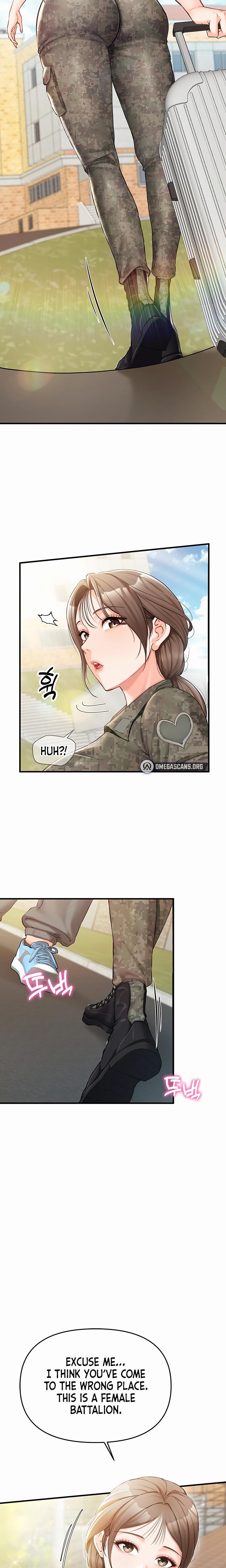 I'm The Only Man On The Military Base chapter 1 page 12
