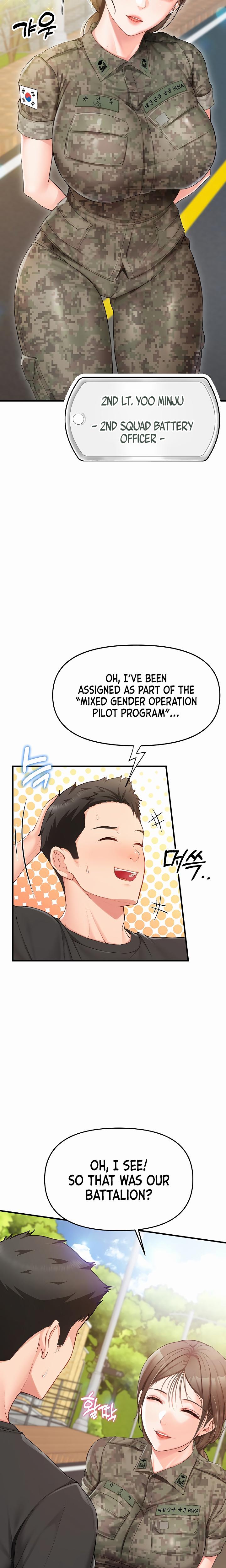I'm The Only Man On The Military Base chapter 1 page 13