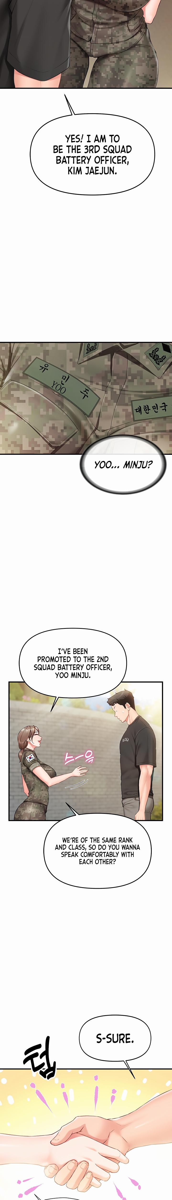 I'm The Only Man On The Military Base chapter 1 page 14
