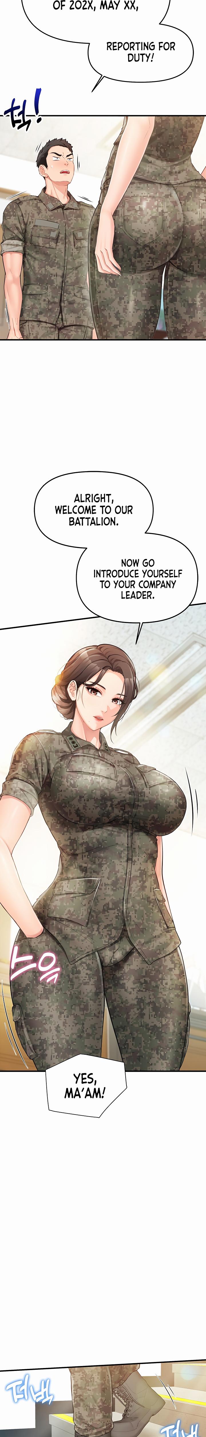 I'm The Only Man On The Military Base chapter 1 page 18