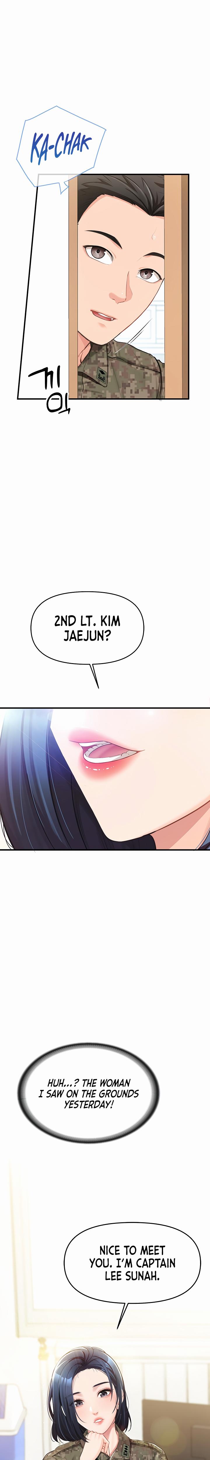 I'm The Only Man On The Military Base chapter 1 page 21