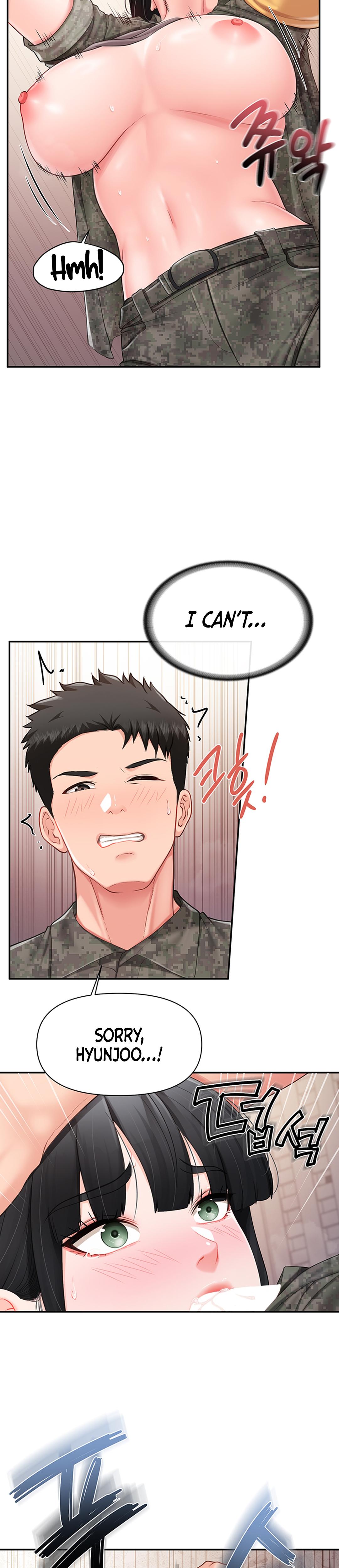 I'm The Only Man On The Military Base chapter 21 page 28