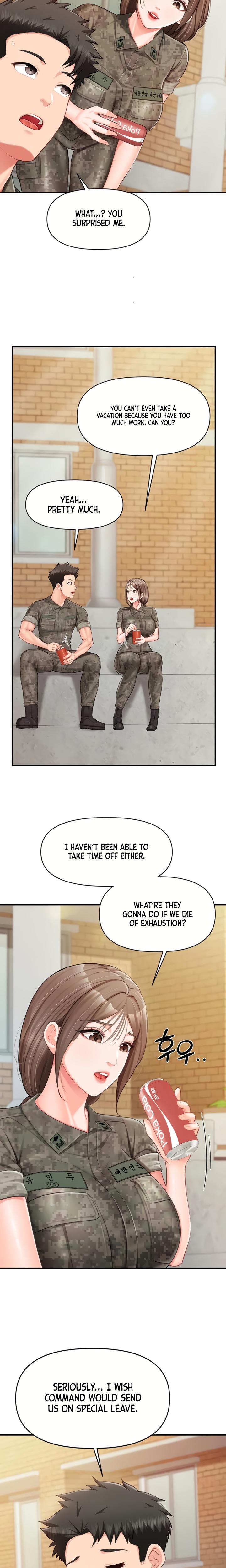 I'm The Only Man On The Military Base chapter 33 page 17