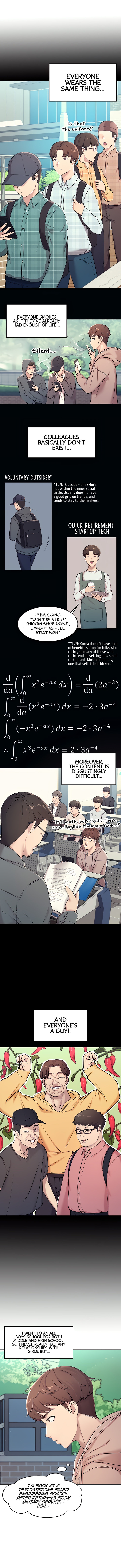 Is There No Goddess In My College chapter 1 page 3