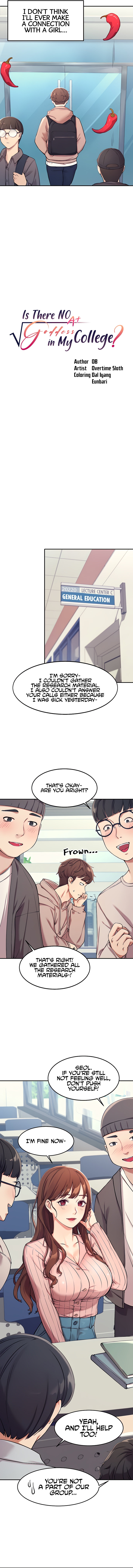 Is There No Goddess In My College chapter 1 page 4