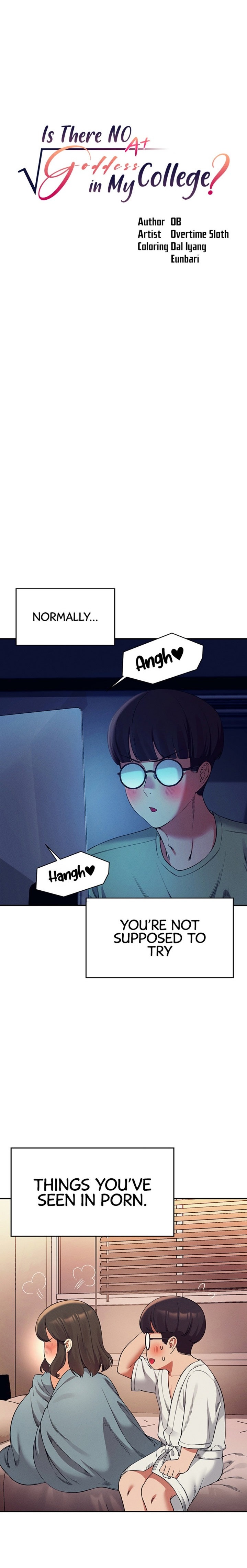 Is There No Goddess In My College chapter 35 page 3