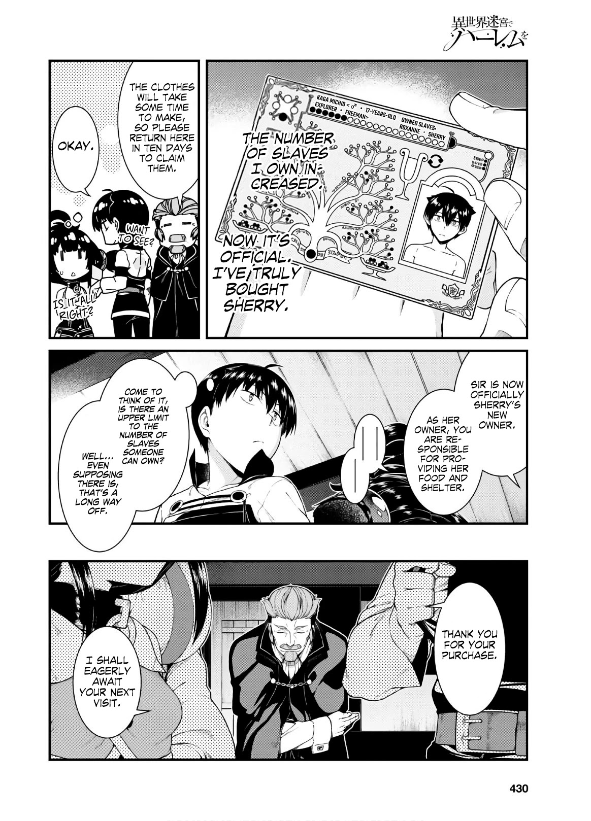 Isekai Meikyuu De Harem Wo chapter 38 page 24