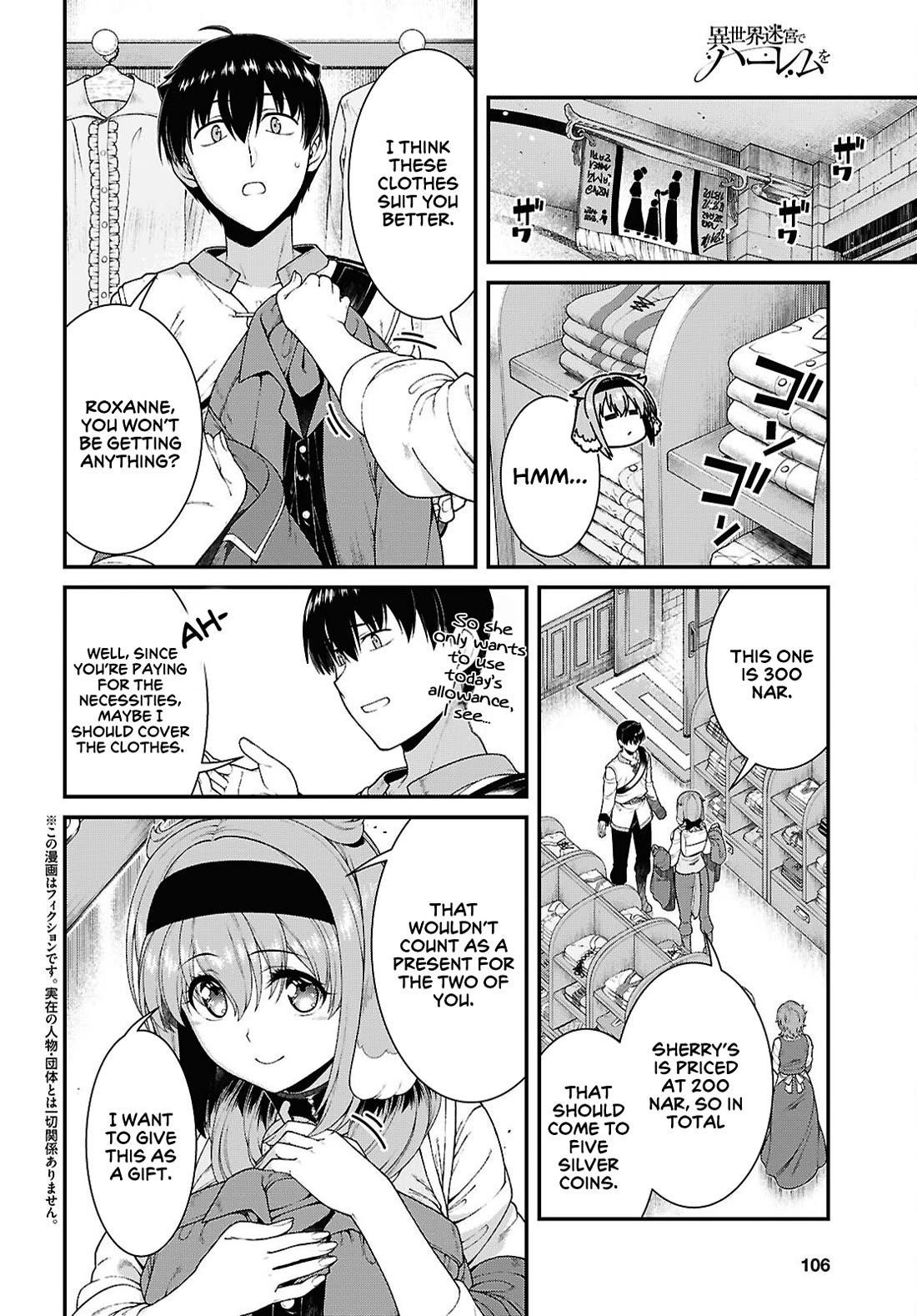 Isekai Meikyuu De Harem Wo chapter 99 page 3