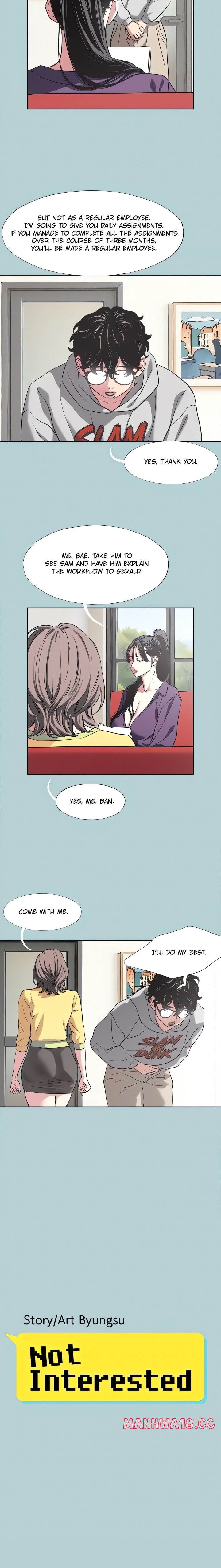 Not Interested chapter 1 page 6
