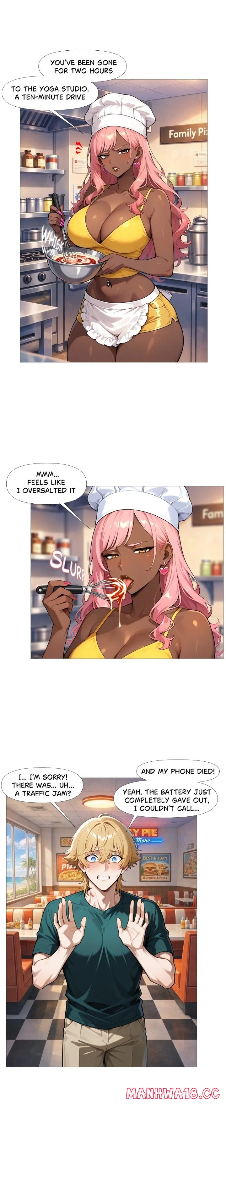 Pizza Boy Vs Milfs chapter 4 page 8