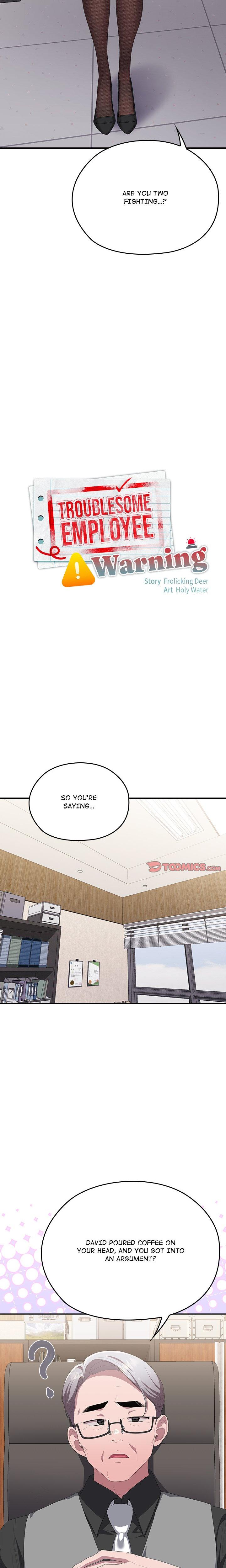 Troublesome Employee Warning chapter 74 page 21